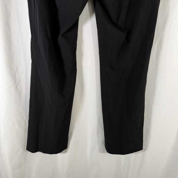 Tahari Arthur S Levine Pants Women's 4 Petite Black Lightweight Mid Rise Flat Fr - Picture 10 of 11